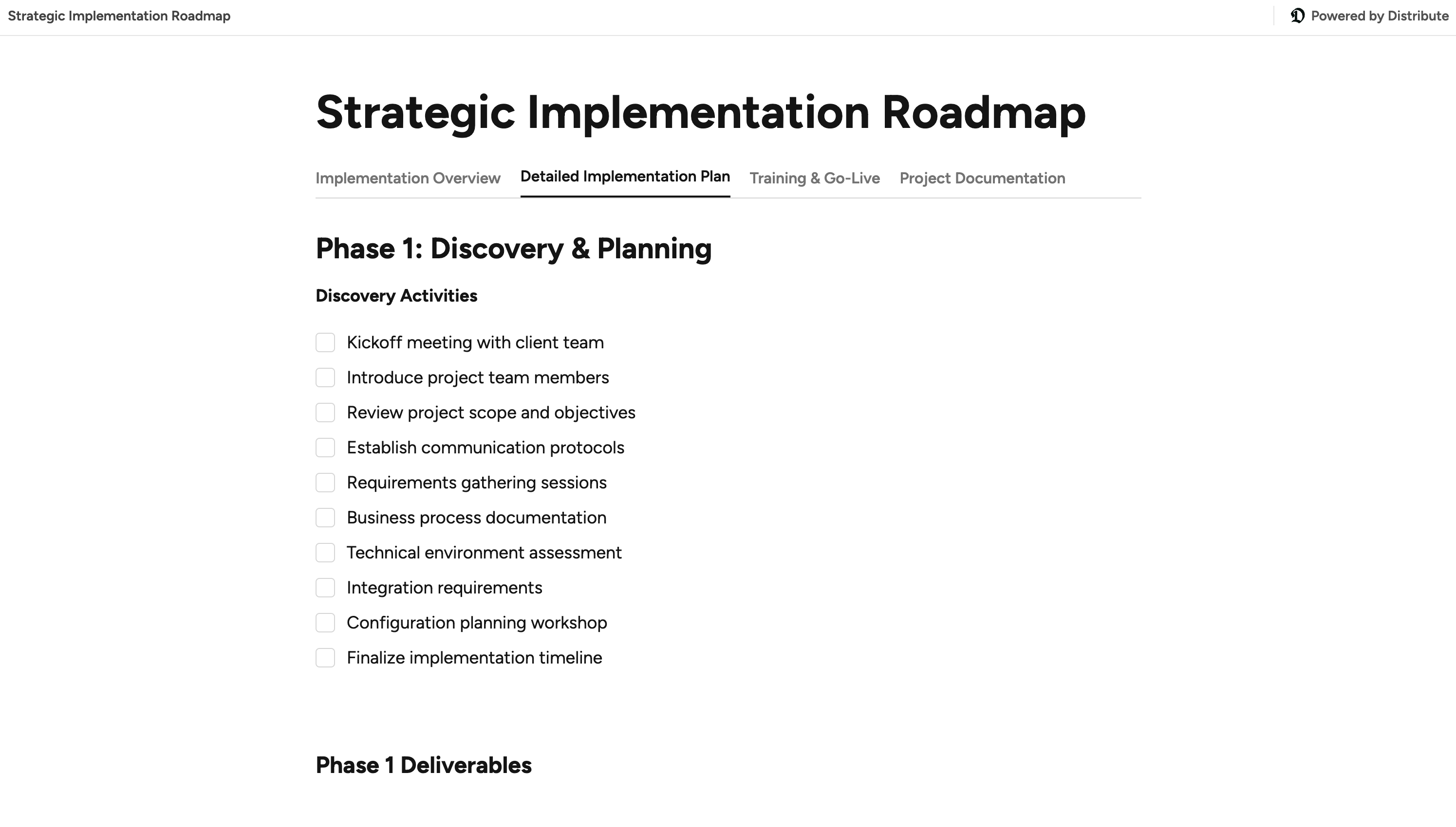 Implementation Plan Template