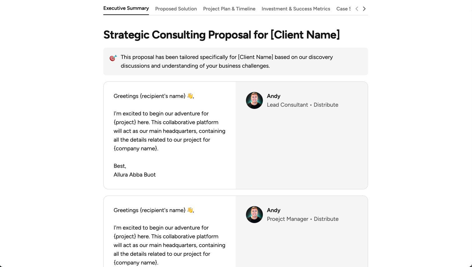 Strategic Consulting Engagement Proposal