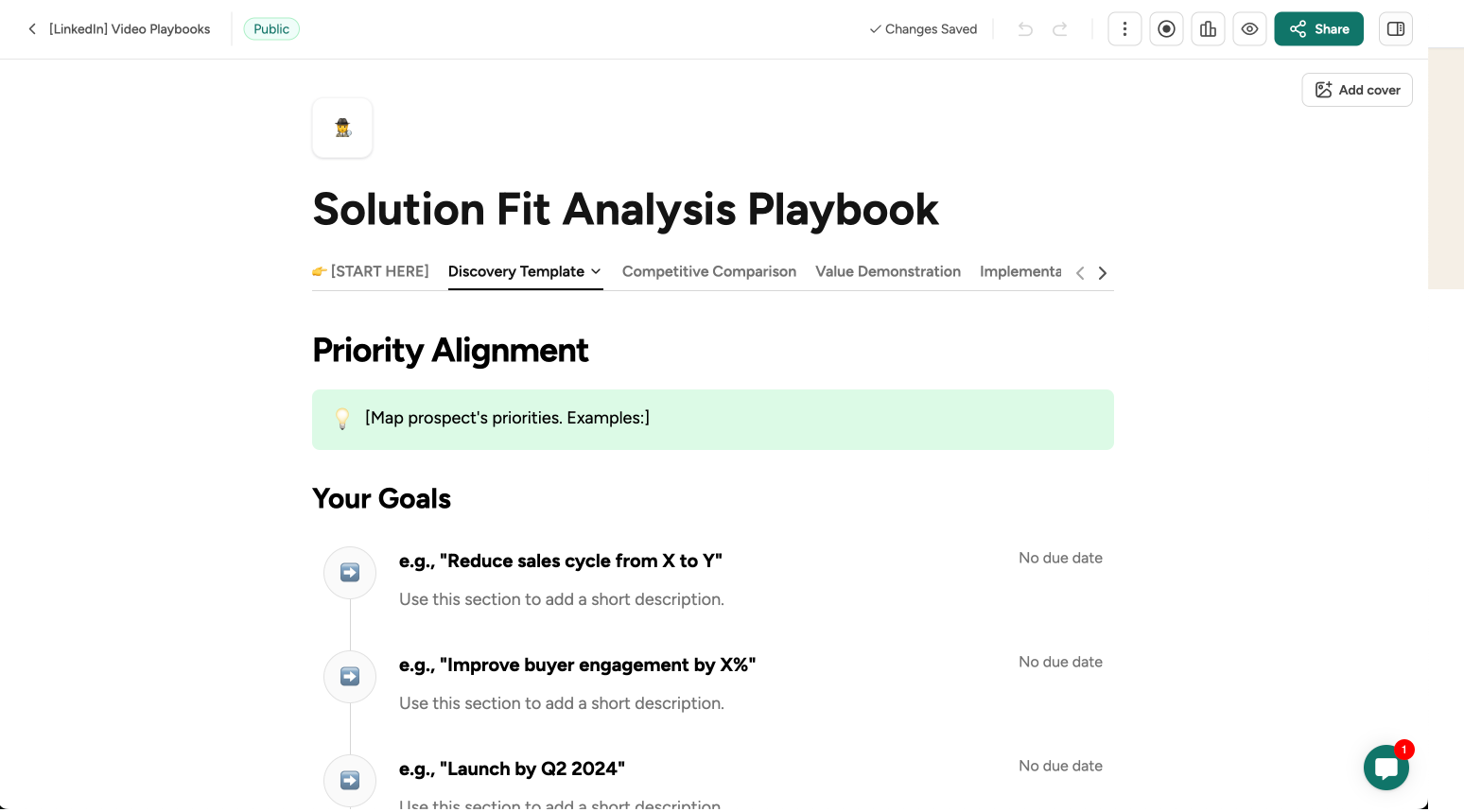Solution Fit Analysis
