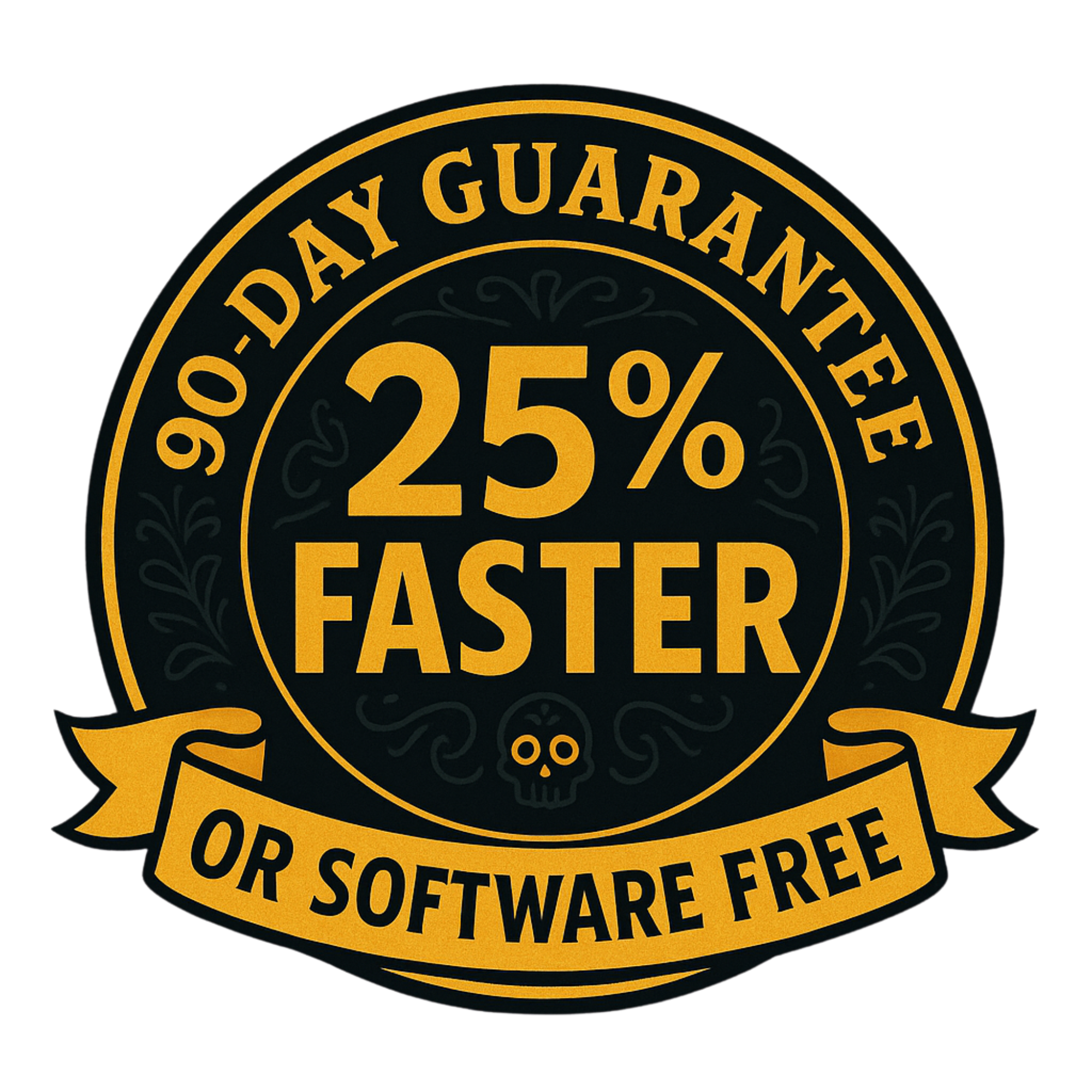 25% Faster Sales Cycles - 90-Day Guarantee or Software Free