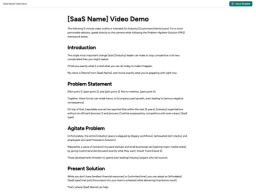 5 Minutes of Your Time Video Pitch