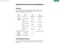 Commission Breakdown