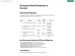 Customer Success Roadmap