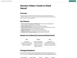 Decision-Makers Guide